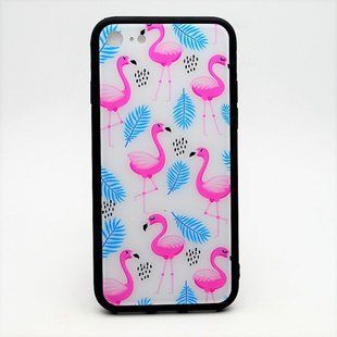 Скляний чохол з малюнком (принтом) Glass Case My Style (Glass+TPU) for Apple iPhone 7/8 Mix