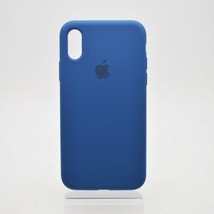 Чохол накладка Silicon Case Full Cover для iPhone Xs Max Midnight Blue