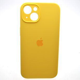 Силиконовый чехол накладка Silicon Case Full Camera для iPhone 13 Yellow