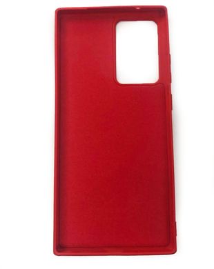 Чехол накладка Silicon Case Full Cover для Samsung Note 20 Ultra Galaxy N985 Red/Красный