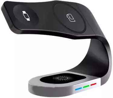 Беспроводная зарядка Wireless Charger 3 in 1 15W Y35 Black