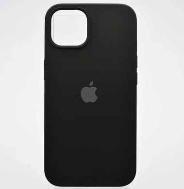 Чехол накладка Silicon Case Full Cover для iPhone 13 Mini Черный