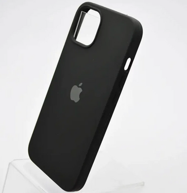 Чехол накладка Silicon Case Full Cover для iPhone 13 Mini Черный