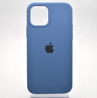 Чохол накладка Silicone Case Full Cover для iPhone 12/iPhone 12 Pro Синий