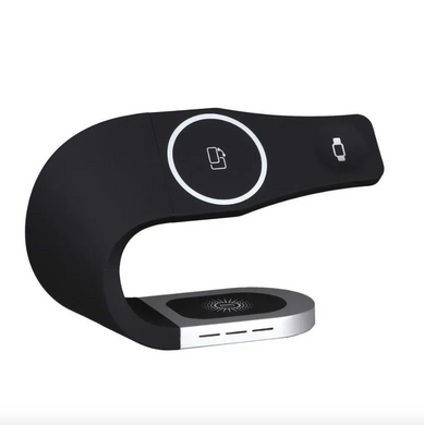 Беспроводная зарядка Wireless Charger 3 in 1 15W Y35 Black