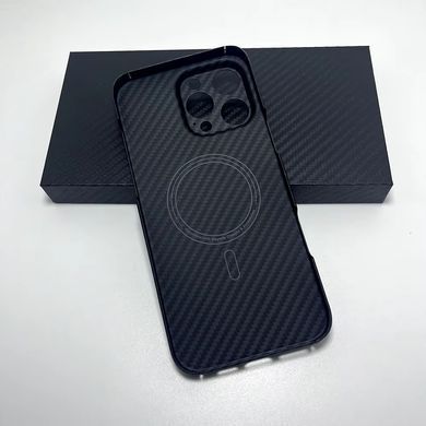 Чехол накладка Kevlar with MagSafe для Apple iPhone 16 Pro Черный