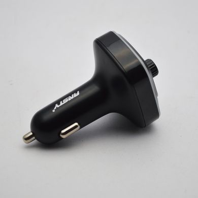 FM модулятор ANSTY CAR-020 Bluetooth (2 USB / 1 Type-C PD) with LED display RGB Black