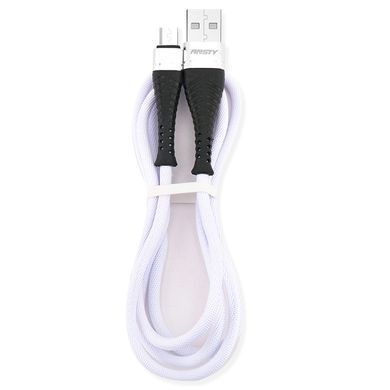 Кабель ANSTY SA-001 Micro USB Nylon 3A 1M Білий