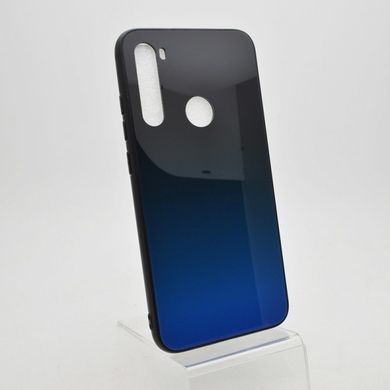 Скляний чохол Gradient Glass Case для Xiaomi Redmi Note 8 Black-Blue