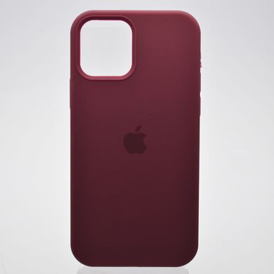 Чохол накладка Silicon Case для iPhone 12/12 Pro Plum (тех.пакет)