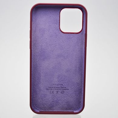 Чехол накладка Silicon Case для iPhone 12/12 Pro Plum (тех.пакет)