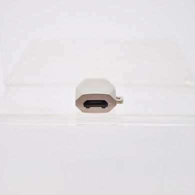Адаптер Hoco UA8 Type-C до мікро Adapter Pearl Nickel