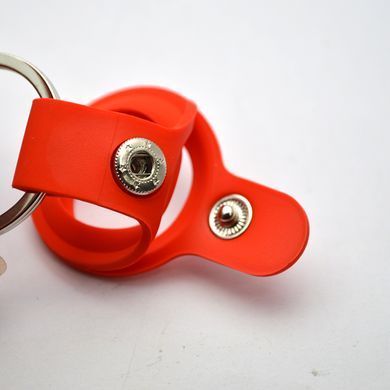 Чехол брелок для AirTag Silicone Key Red