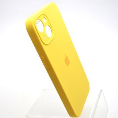 Силиконовый чехол накладка Silicon Case Full Camera для iPhone 13 Yellow