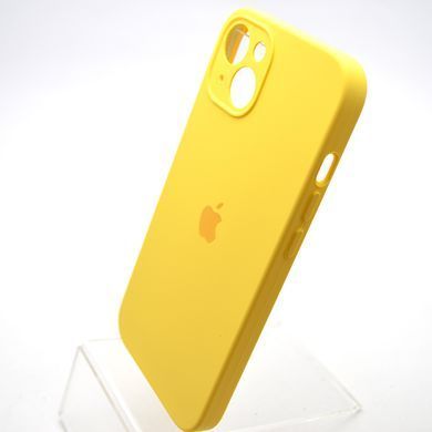 Силиконовый чехол накладка Silicon Case Full Camera для iPhone 13 Yellow