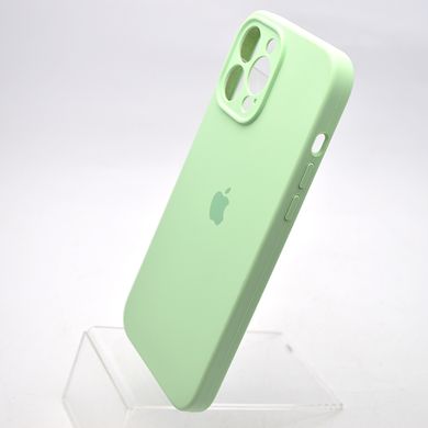 Чехол накладка Silicon Case Full camera для iPhone 13 Pro Max Green/Салатовый