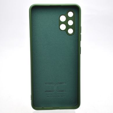 Чехол с патриотическим принтом Silicone Case Print Тризуб для Samsung A32 Galaxy A325 Dark Green