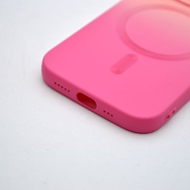 Чехол накладка с MagSafe Bright Case для Apple iPhone 14 Pro Peach-Barbie Pink