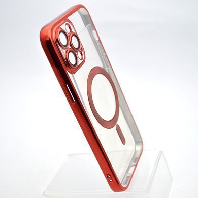 Чехол накладка с MagSafe Stylish Case для Apple iPhone 12 Pro Max Rose Red
