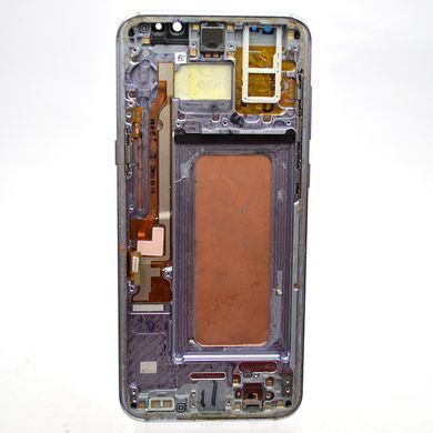 Дисплей (екран) LCD Samsung G955 Galaxy S8 Plus з touchscreen + frame Orchidea Blue Refurbished