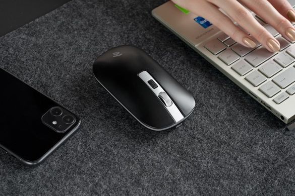 Мишка безпровідна 2E MF290 Rechargeable Bluetooth + Wireless Black