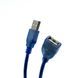 USB удлинитель 2.0 AM/AF, 1.5m (Blue)