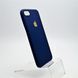 Чехол силикон TPU Leather Case iPhone 7/8 Blue тех. пакет