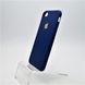 Чехол силикон TPU Leather Case iPhone 7/8 Blue тех. пакет