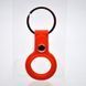 Чехол брелок для AirTag Silicone Key Red