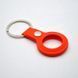 Чехол брелок для AirTag Silicone Key Red