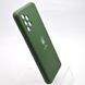 Чехол с патриотическим принтом Silicone Case Print Тризуб для Samsung A32 Galaxy A325 Dark Green