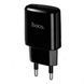 Мережевий Зарядний Пристрій Hoco C27A 1xUSB 2.4A Black, Чорний