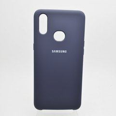 Чехол накладка Silicon Cover for Samsung A107 Galaxy A10s Blue Copy