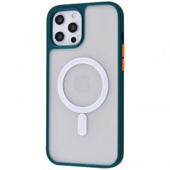 Чехол накладка Matte Color Case TPU with MagSafe для iPhone 12 Mini Forest Green