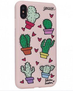 Чохол з малюнком (принтом) Bright Style Matte Silicone Case для iPhone 7/8/SE 2020 Cactus 2