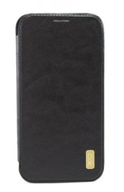 Кожаный чехол книжка XO Leather Book для iPhone X/XS 5.8'' (Black)