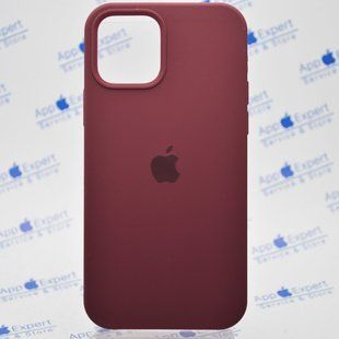 Чехол накладка Silicon Case для iPhone 12/12 Pro Plum