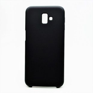 Чехол накладка Silicon Cover for Samsung J610 Galaxy J6 Plus 2018 Black Copy