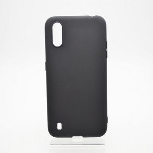 Чохол накладка Soft Touch TPU Case для Samsung A015 Galaxy A01 Black