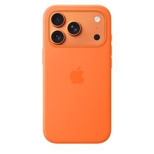 Чохол накладка Silicon Case with MagSafe Splash Screen для Apple iPhone 17 Pro Orange