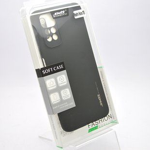 Чехол накладка SMTT Case для Xiaomi Redmi Note 11/Redmi Note 11s Black/Черный