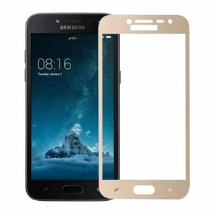 Захисне скло для Samsung J250 Galaxy J2 (2018) Full Screen Triplex Глянцеве Gold тех. пакет