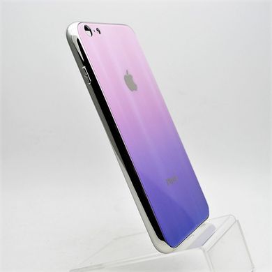 Чехол градиент хамелеон Silicon Crystal for iPhone 6 Plus/6S Plus Pink-Violet