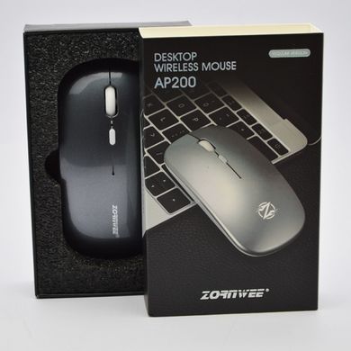 Мышка беспроводная Zornwee AP200 Silver