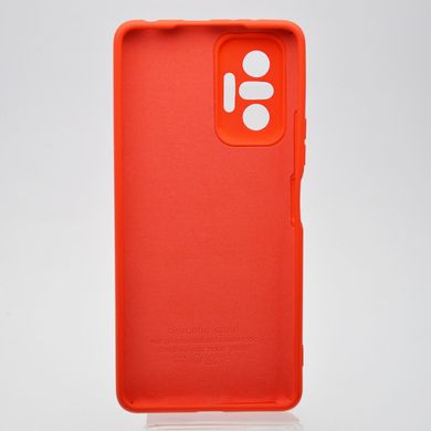 Чехол накладка Silicon Case Full Cover для Xiaomi Redmi Note 10 Pro Red