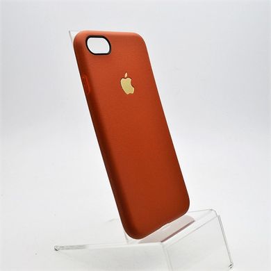 Чохол силікон TPU Leather Case iPhone 7/8 Brown тех. пакет