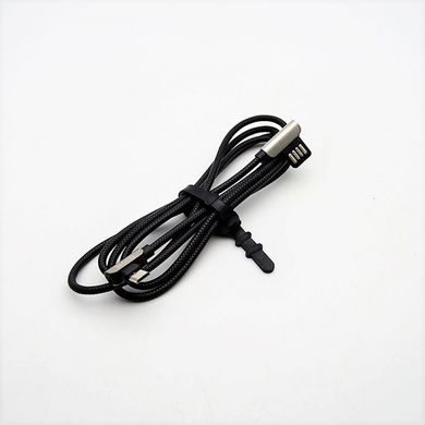 Кабель кутовий HOCO U42 "Exquisite Stell" USB-Micro USB 1.2m Black