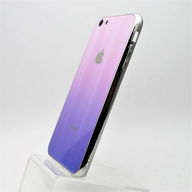 Чехол градиент хамелеон Silicon Crystal for iPhone 6 Plus/6S Plus Pink-Violet