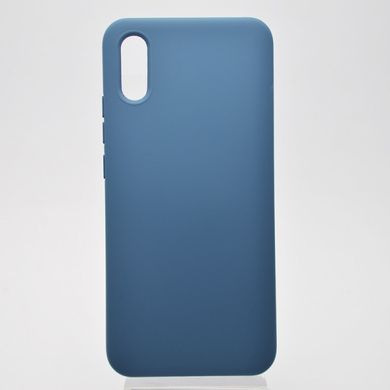 Чехол накладка Silicon Case Full Protective для Xiaomi Redmi 9A Dark Blue