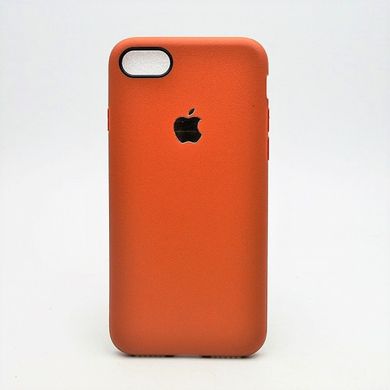 Чехол силикон TPU Leather Case iPhone 7/8 Brown тех. пакет
